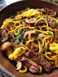beef and noodles
