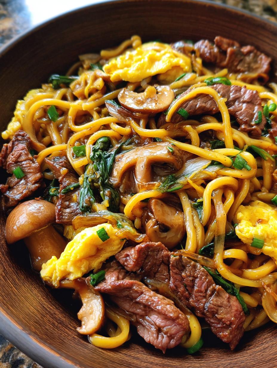 beef and noodles