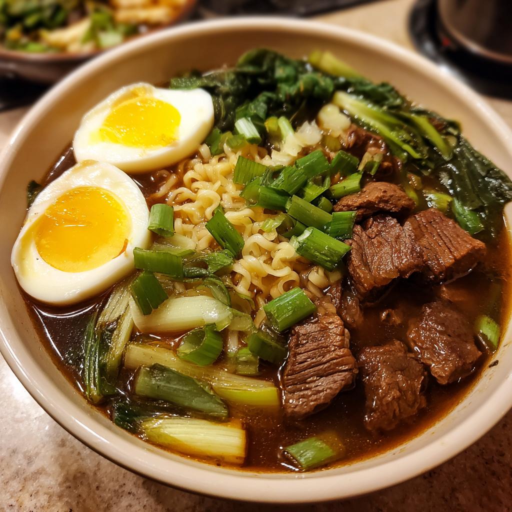 beef ramen noodles - detail 1