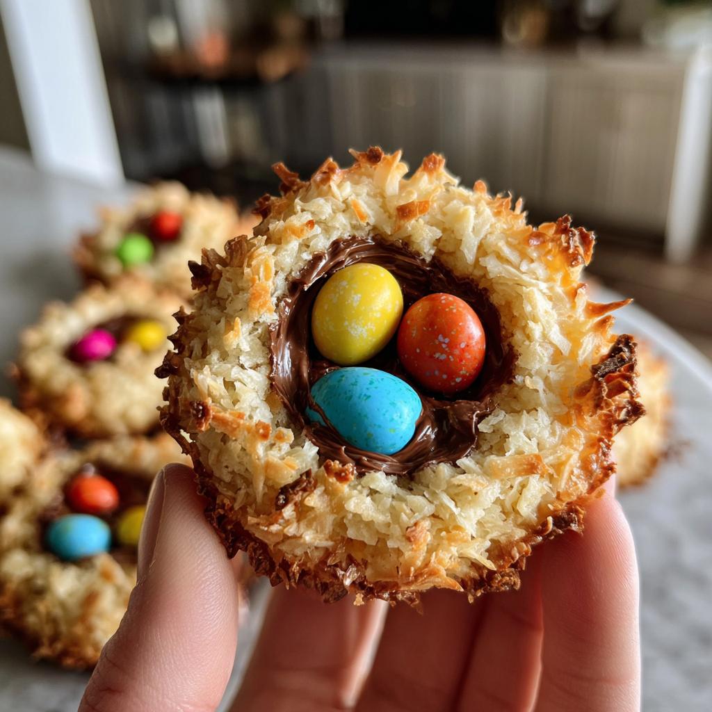 bird nest cookies - detail 1