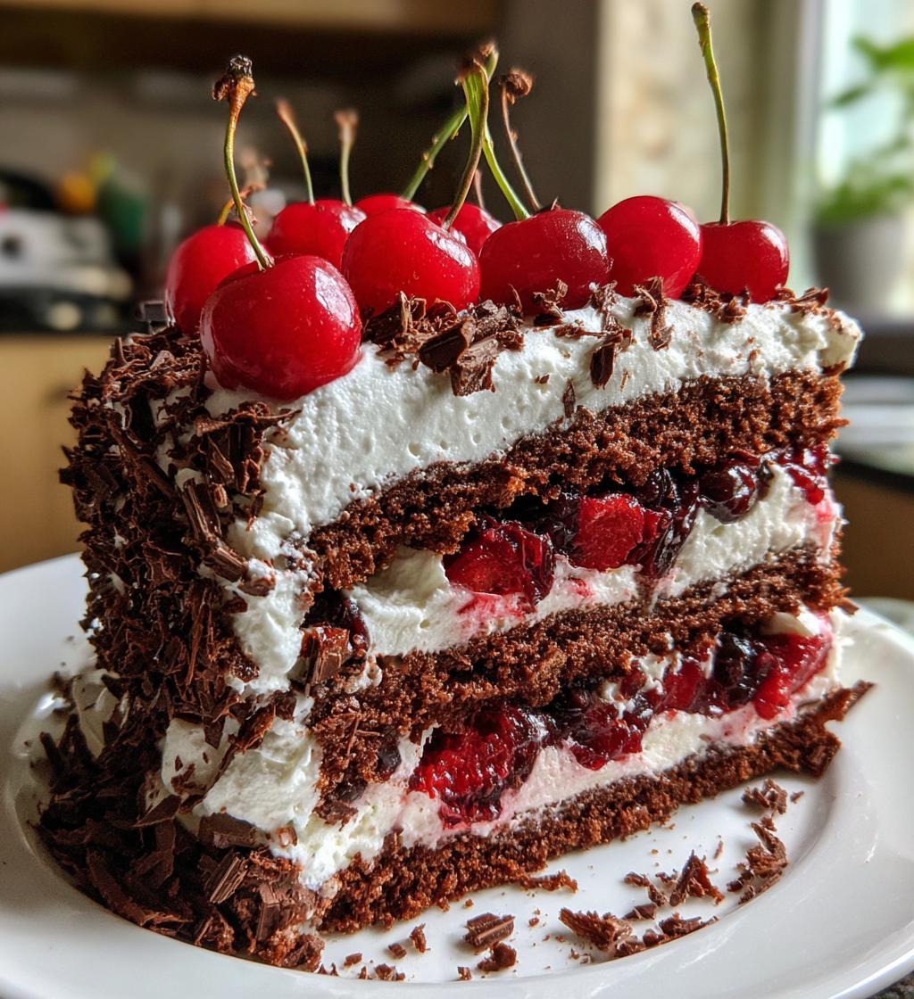black forest cake - detail 1
