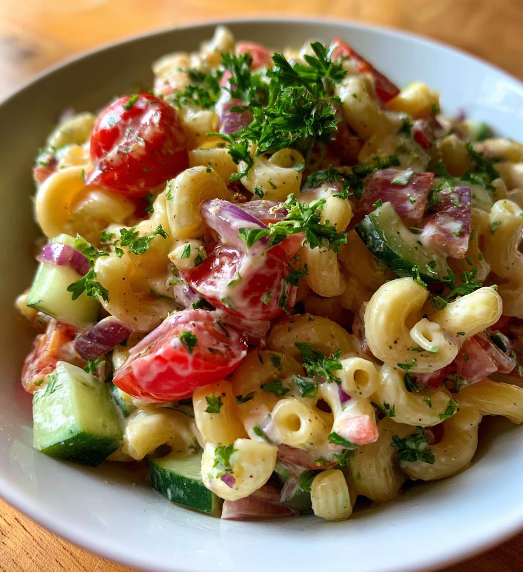 bog mac pasta salad - detail 1