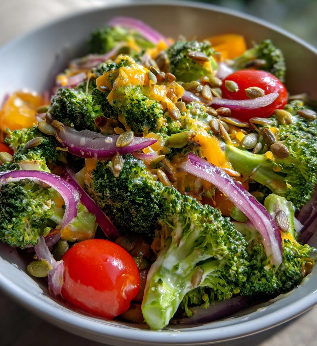 broccoli salad - detail 1