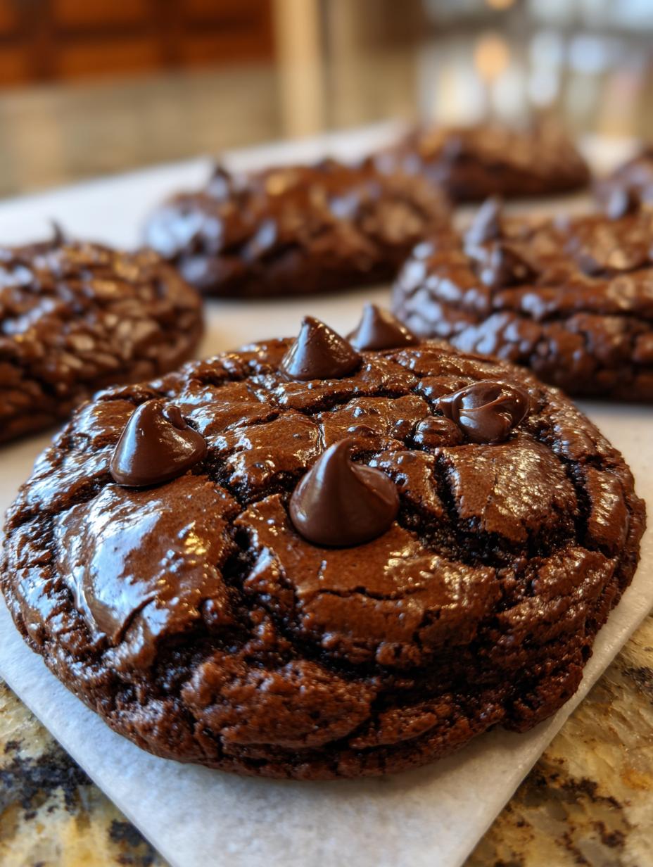 brownie cookies - detail 1