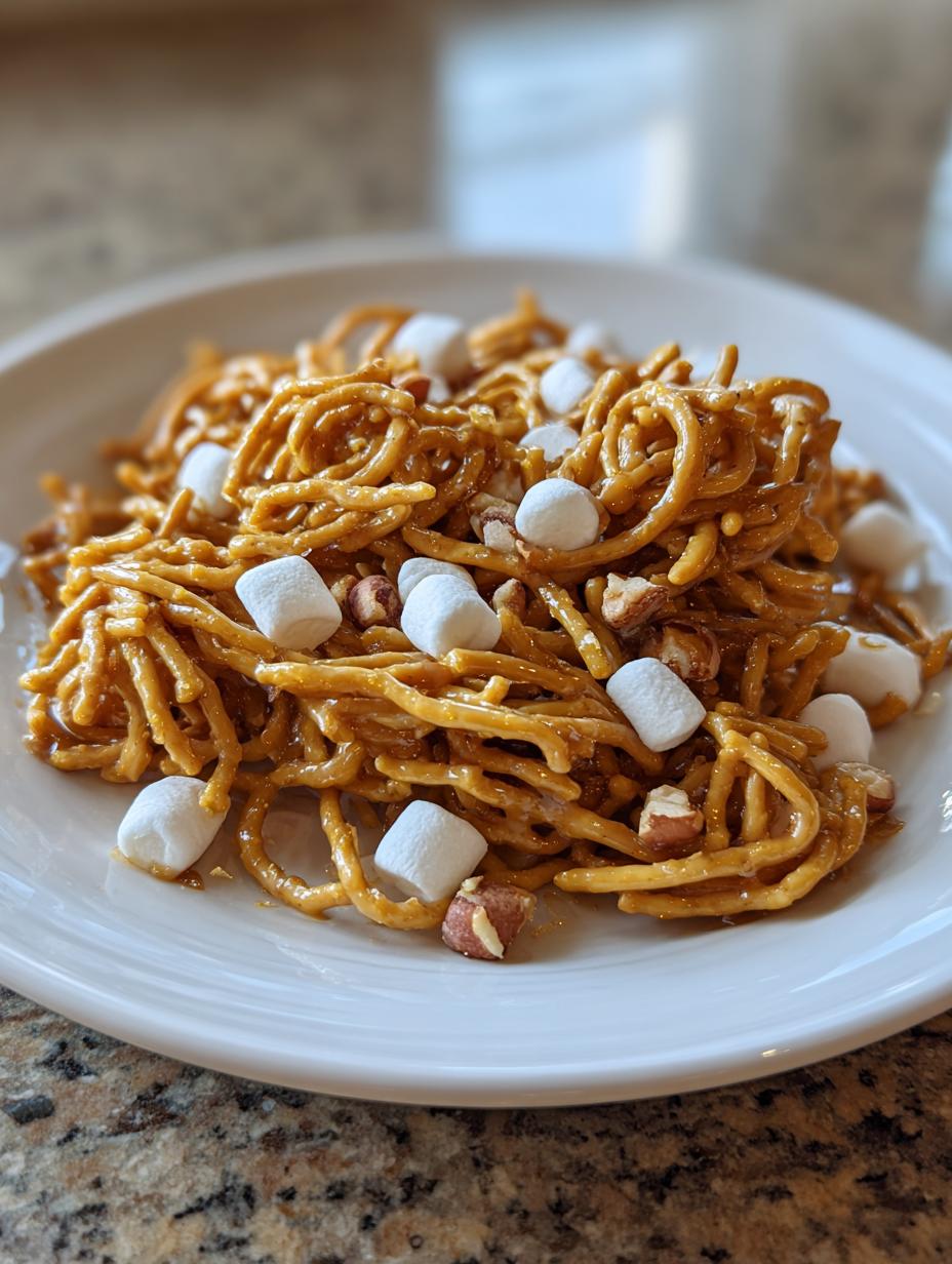butterscotch haystacks - detail 1
