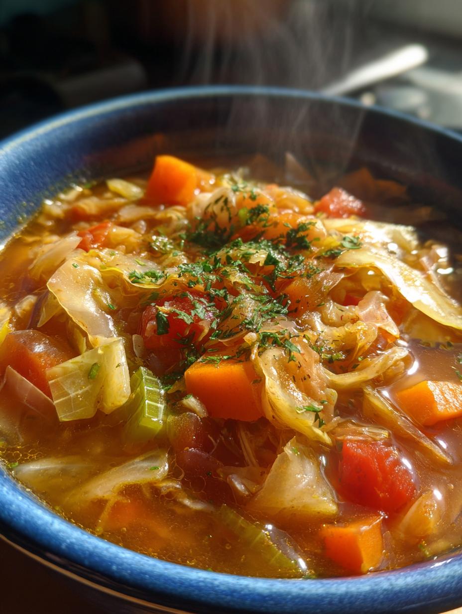 cabbage fat-burning soup - detail 1