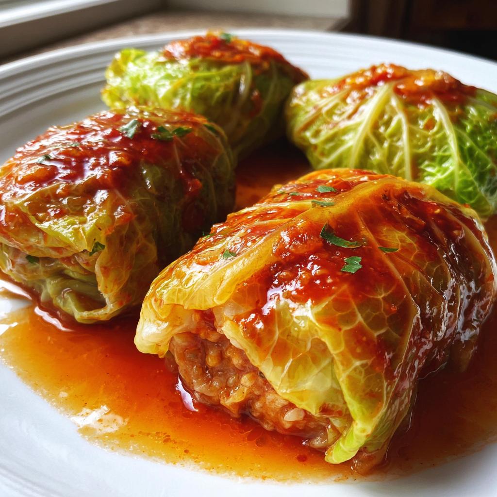 cabbage rolls - detail 1
