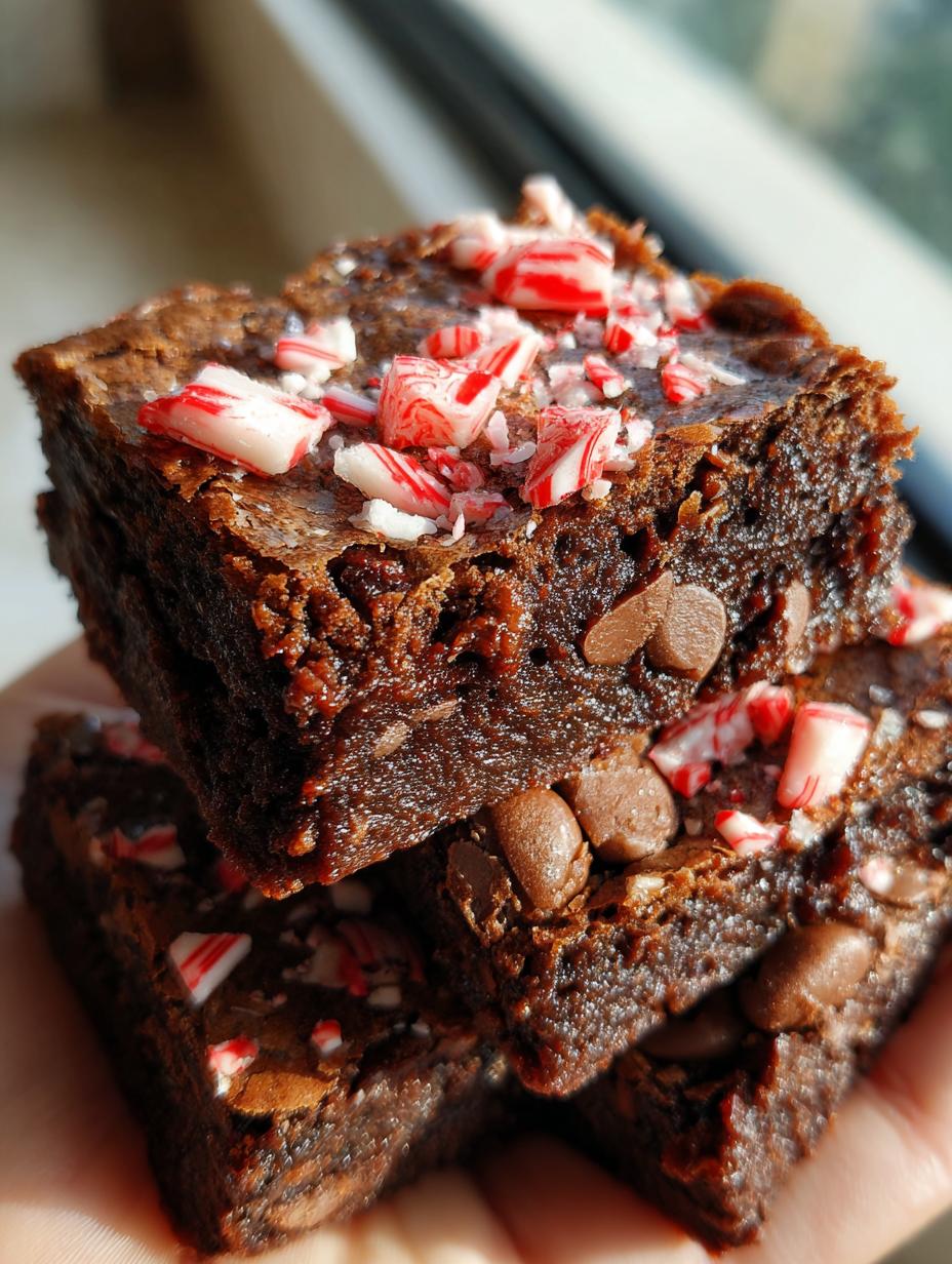 candy cane brownies recipe