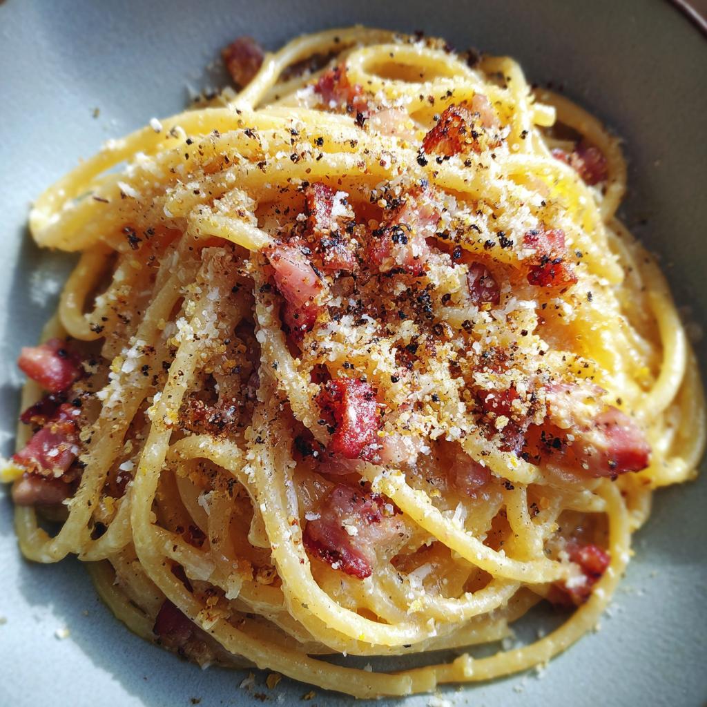 carbonara recipe - detail 1