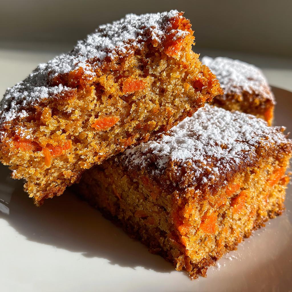 carrot cake bars - detail 1