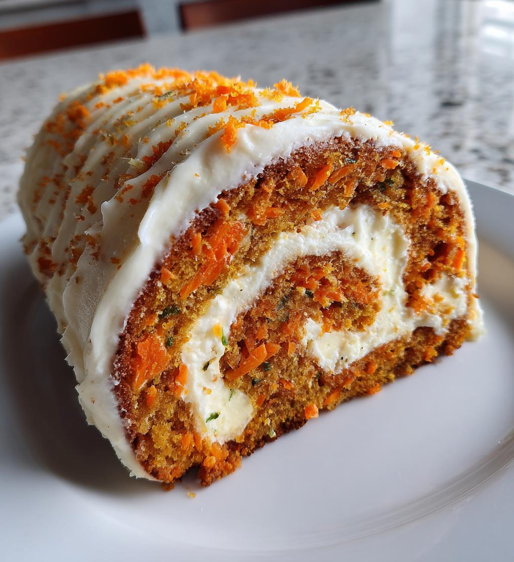 carrot cake roll