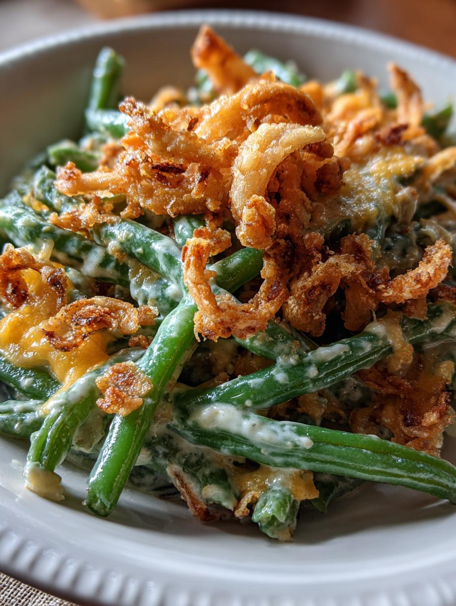 cheddar bay green bean casserole