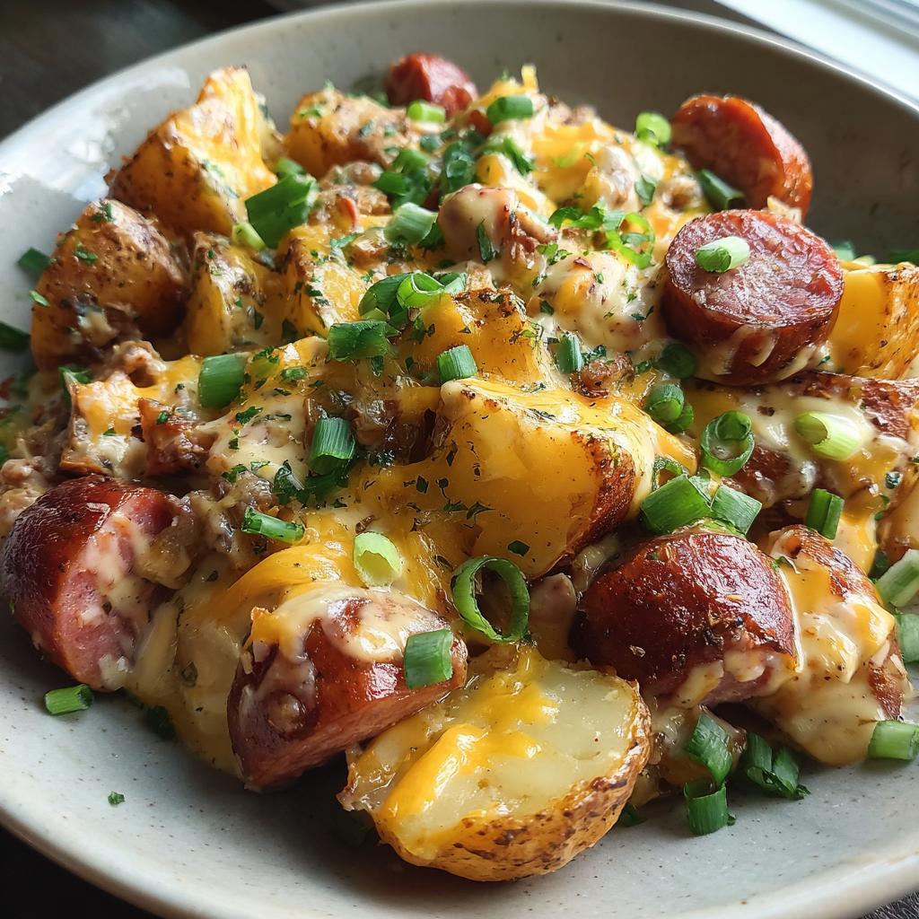 cheese ranch potatoes and sausage