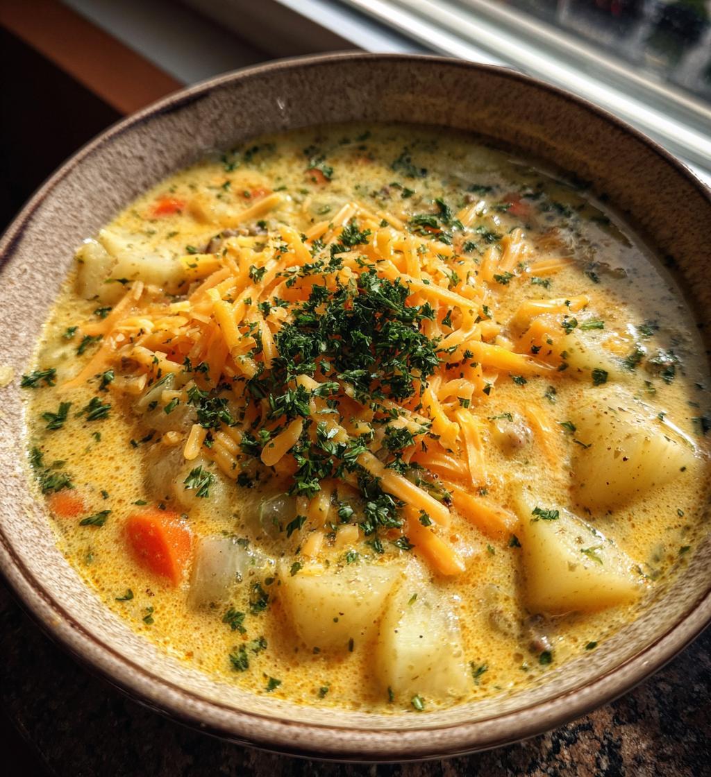 cheeseburger soup