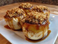 cheesecake stuffed baked apples