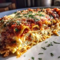 cheesy ravioli lasagna