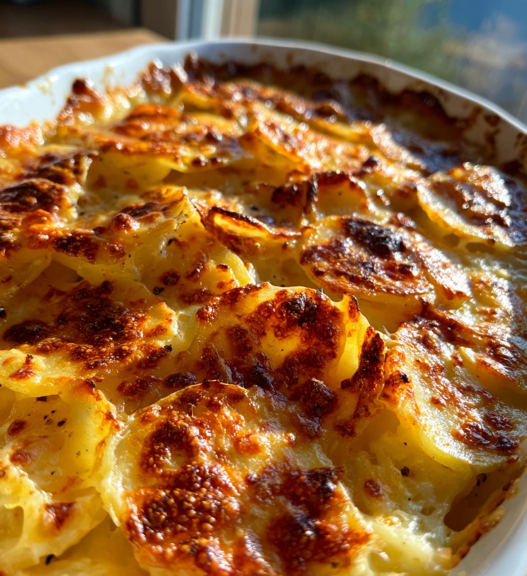 cheesy scalloped potatoes recipe