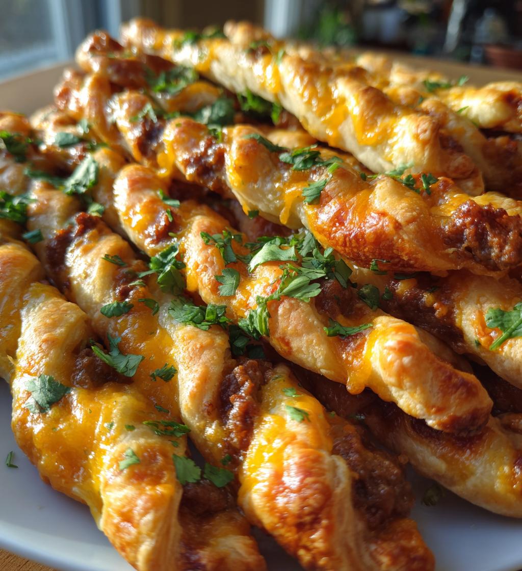 cheesy taco sticks - detail 1