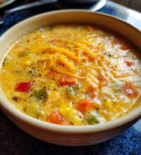 cheesy vegetable soup