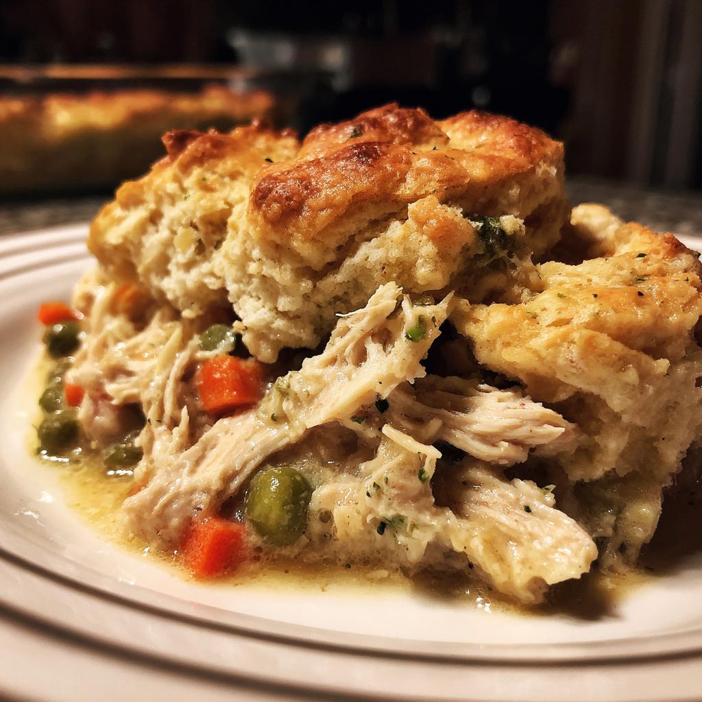 chicken and biscuit casserole