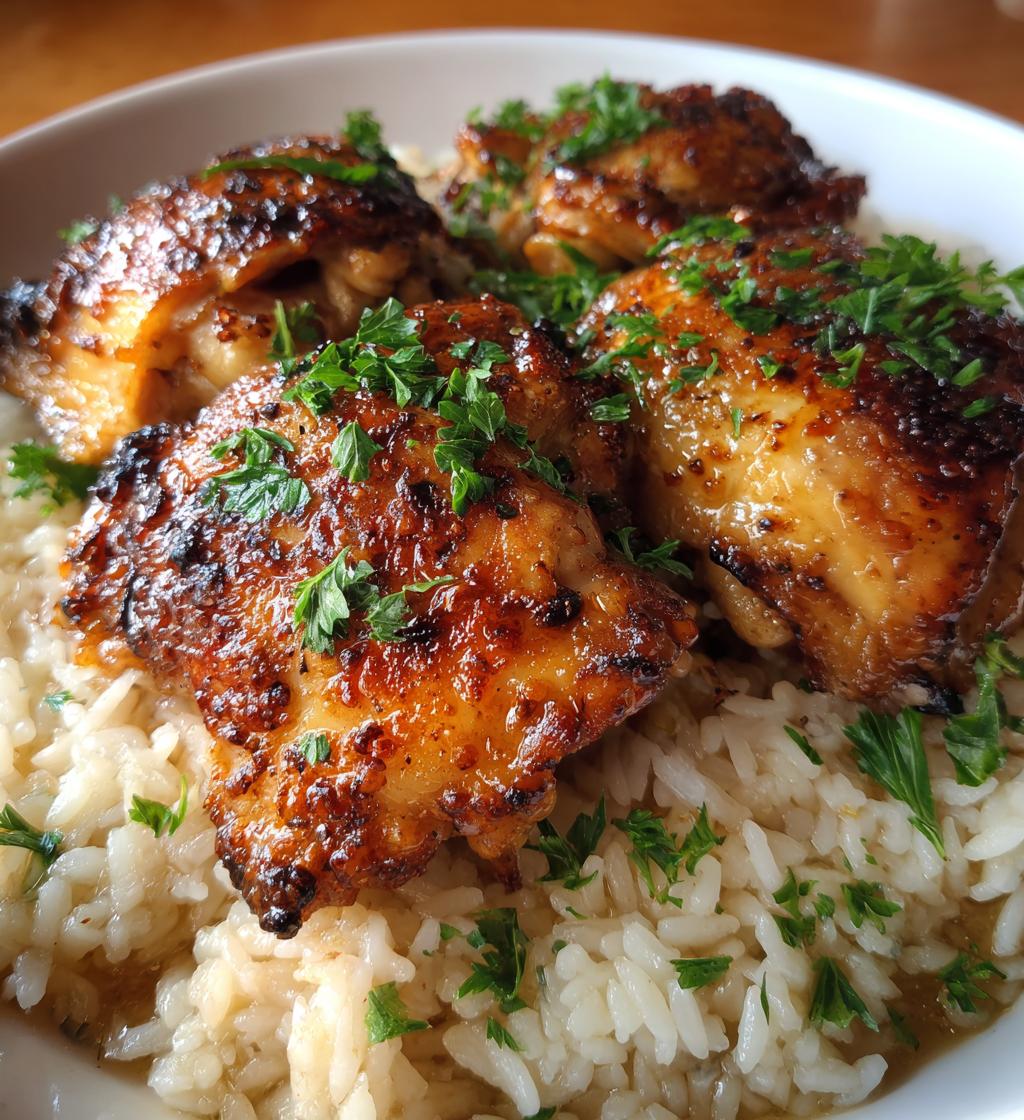 chicken and rice - detail 1