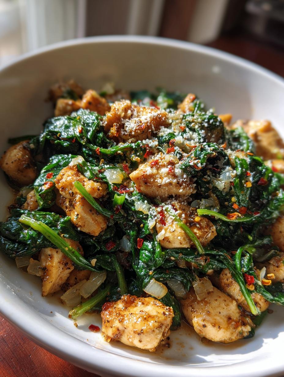 chicken and spinach recipes healthy - detail 1