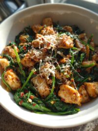 chicken and spinach recipes healthy