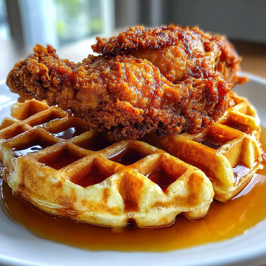 chicken and waffles