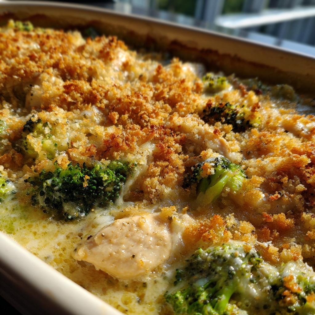 chicken broccoli casserole - detail 1