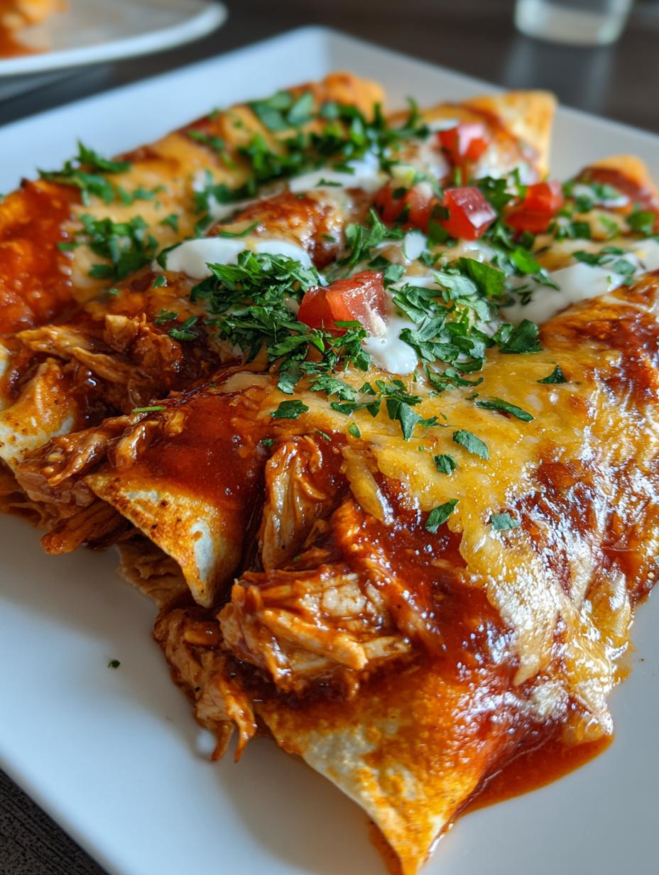 chicken enchiladas