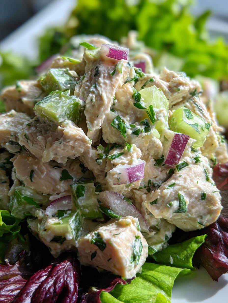 chicken salad - detail 1