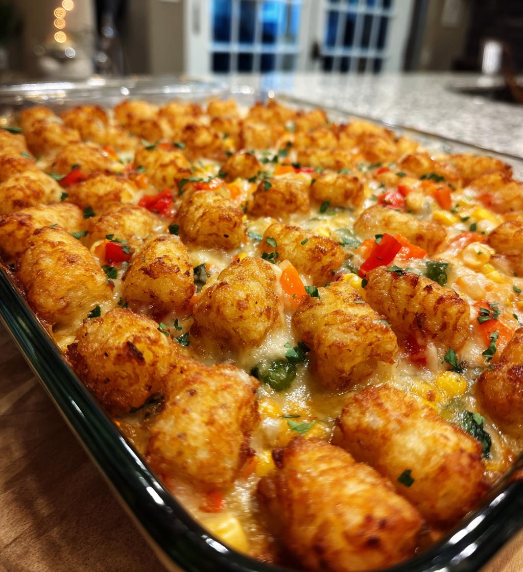 chicken tater tot casserole
