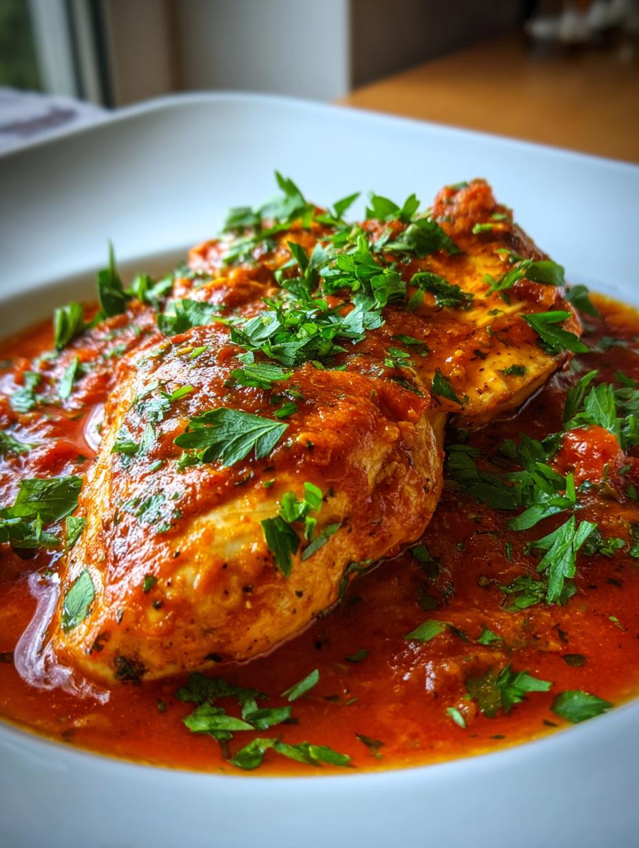 chicken tomato sauce