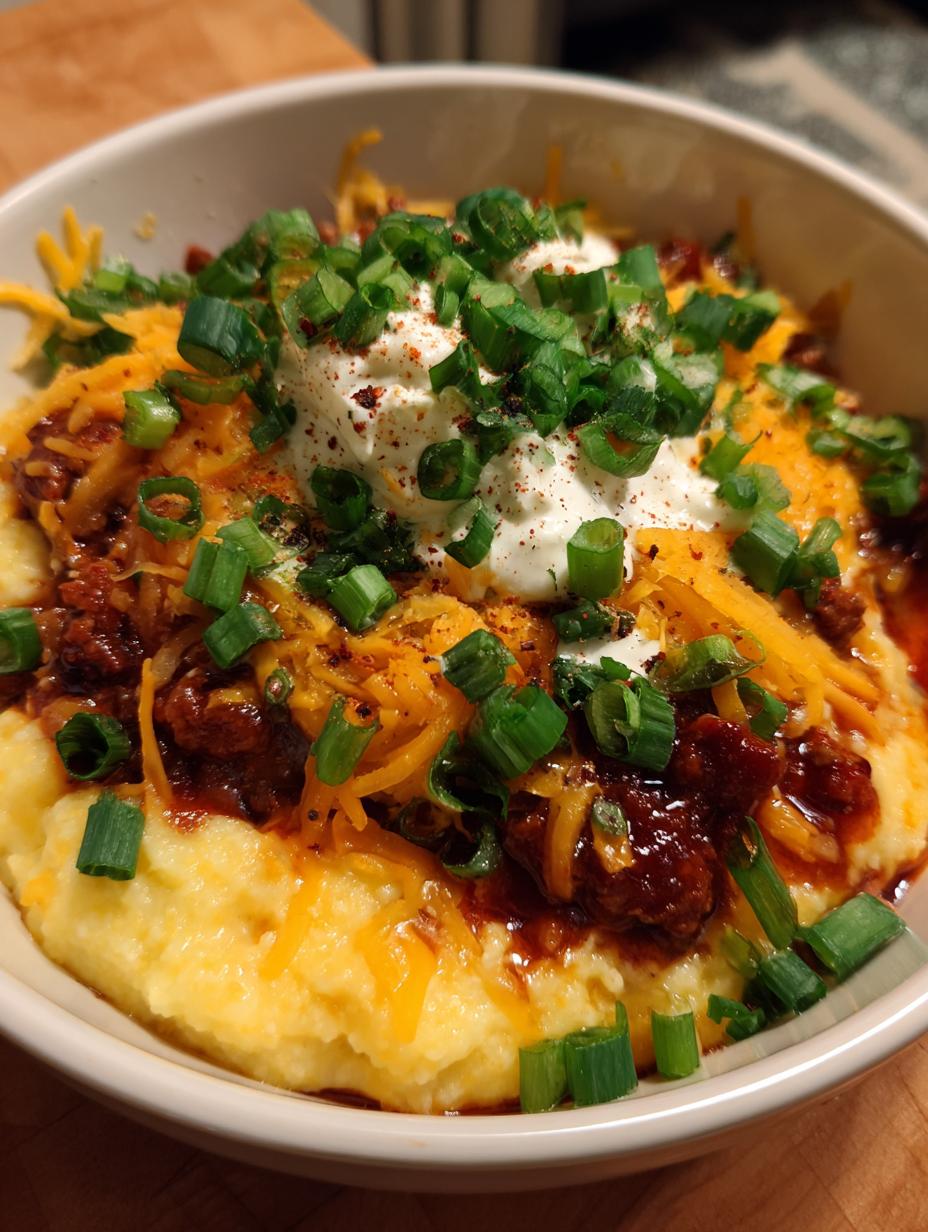 chili cheese polenta