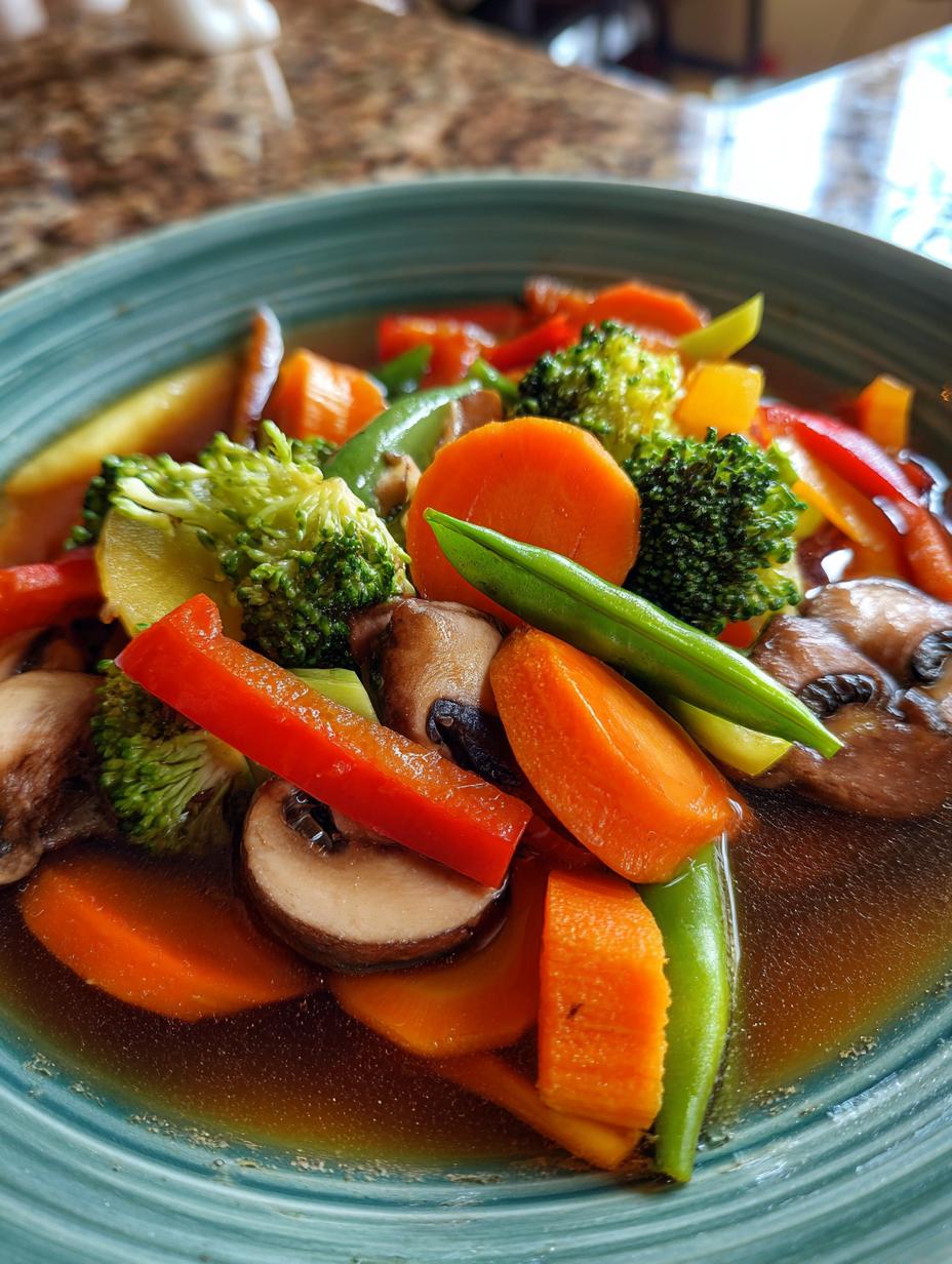 chinese mixed vegetable soup