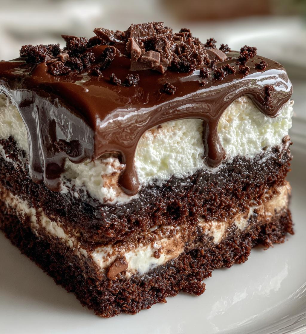 chocolate brownie trifle