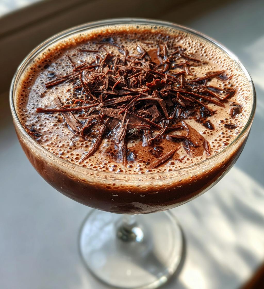 chocolate cocktail - detail 1