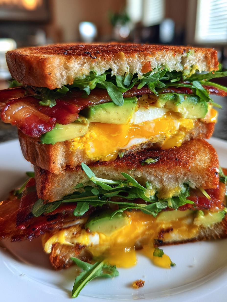 christmas breakfast sandwiches - detail 1
