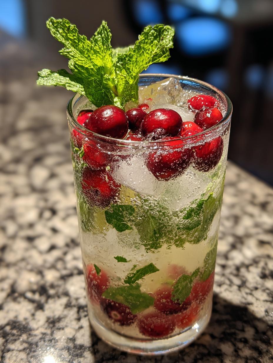 christmas mojito - detail 1
