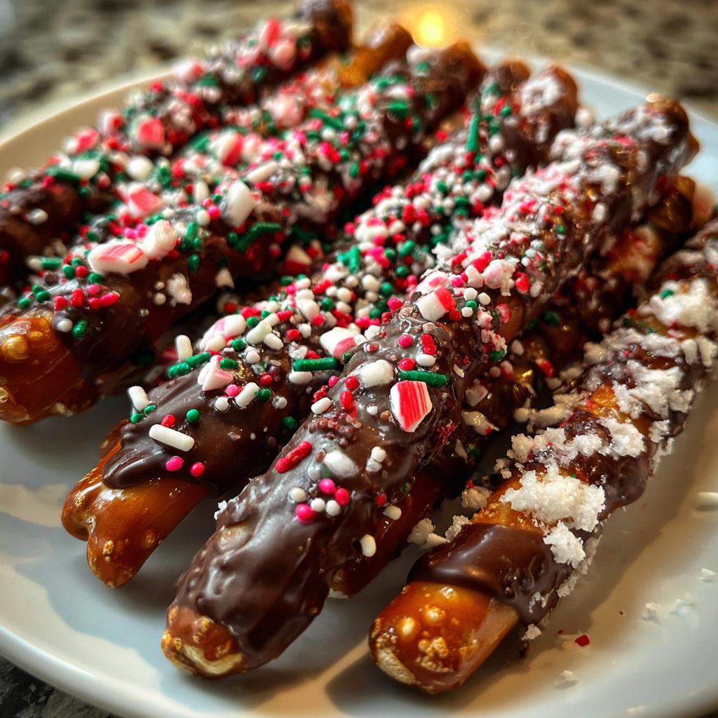 christmas pretzels - detail 1