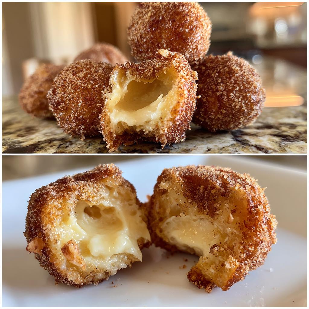 churro cheesecake bites - detail 1