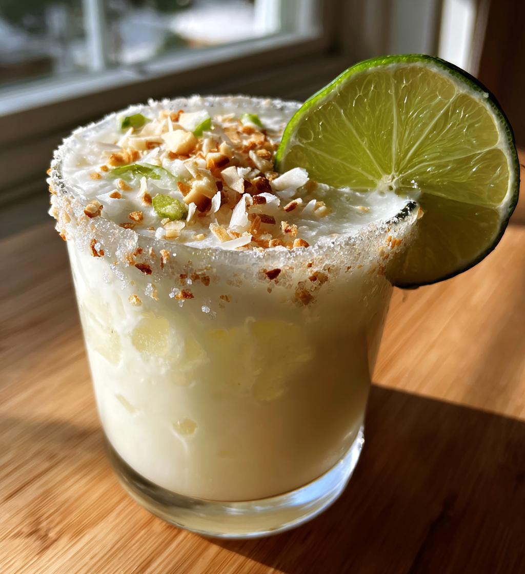 coconut margarita - detail 1