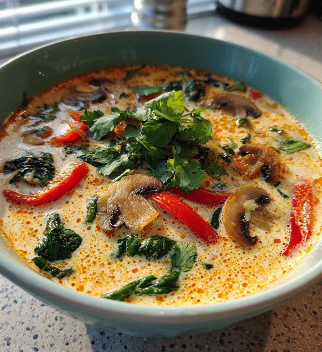 coconut milk soup - detail 1