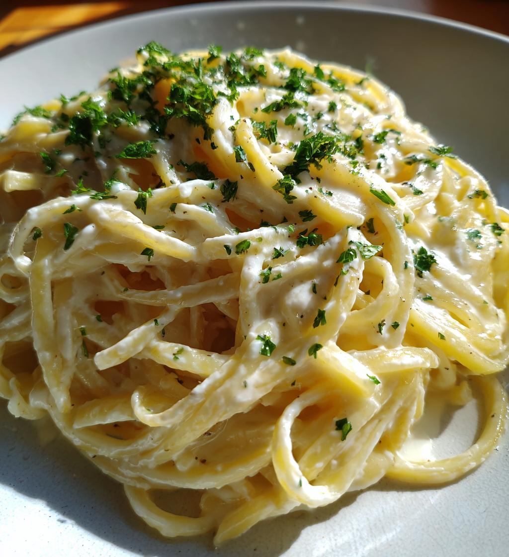 cottage cheese alfredo - detail 1