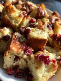 cranberry brie sourdough pull apart bread