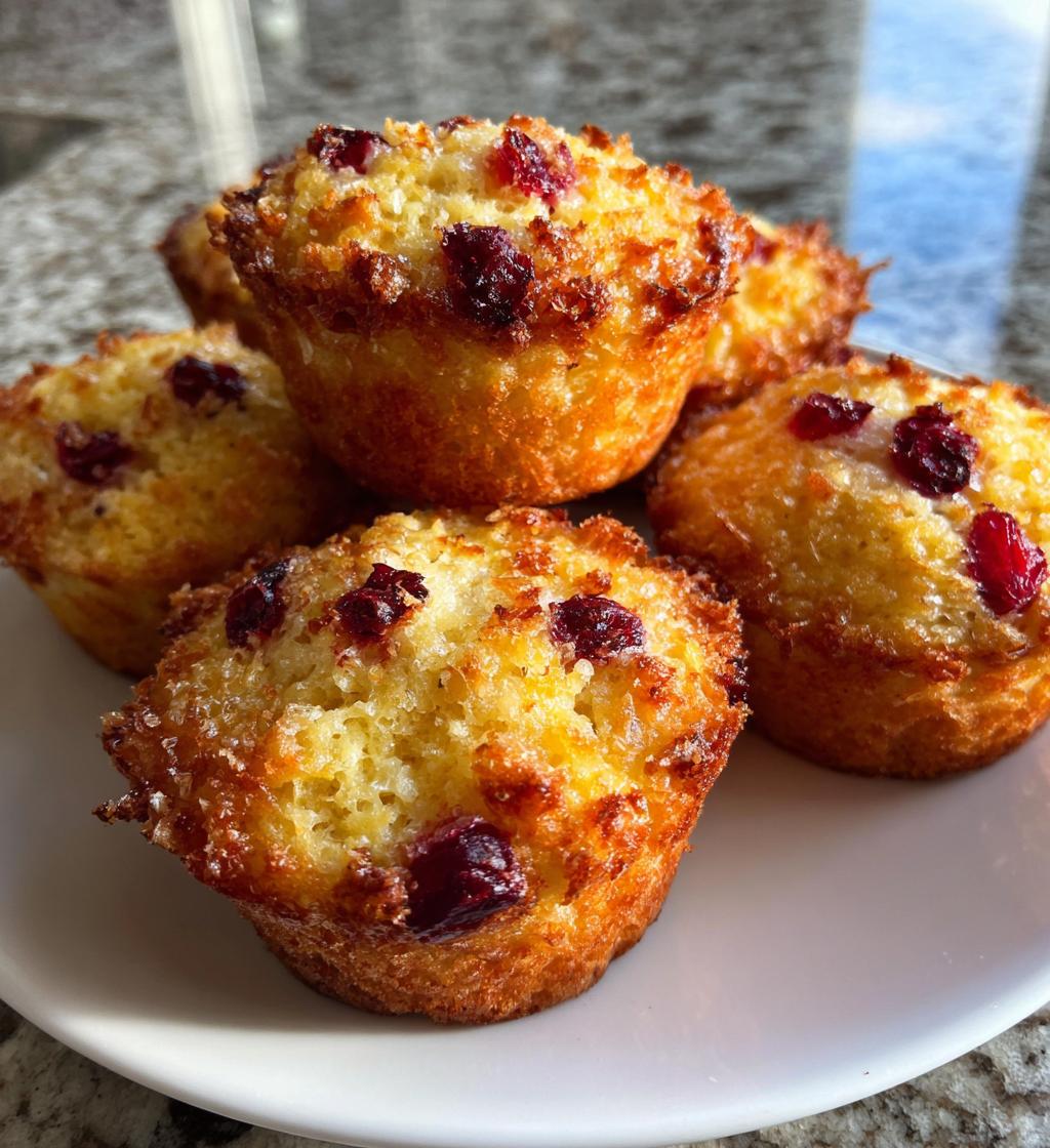 cranberry orange muffins - detail 1