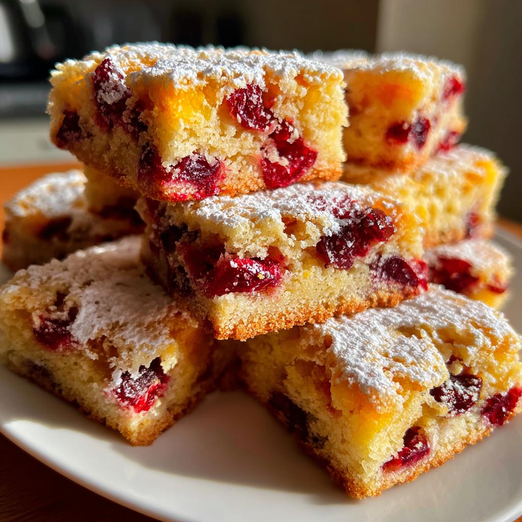 cranberry orange shortbread