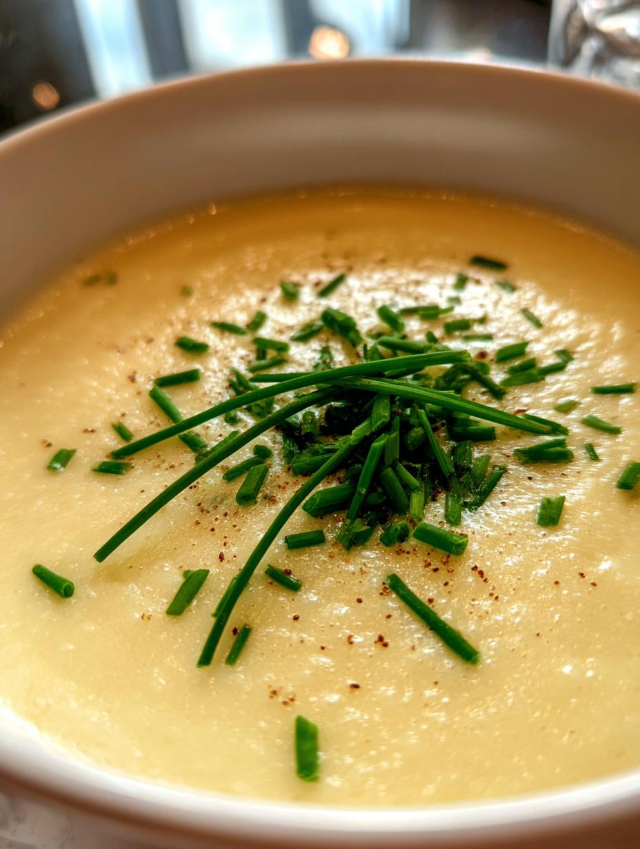 creamy cauliflower soup - detail 1