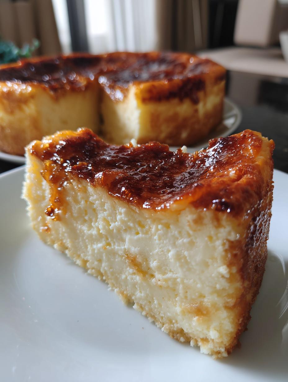 creme brulee cheesecake - detail 1