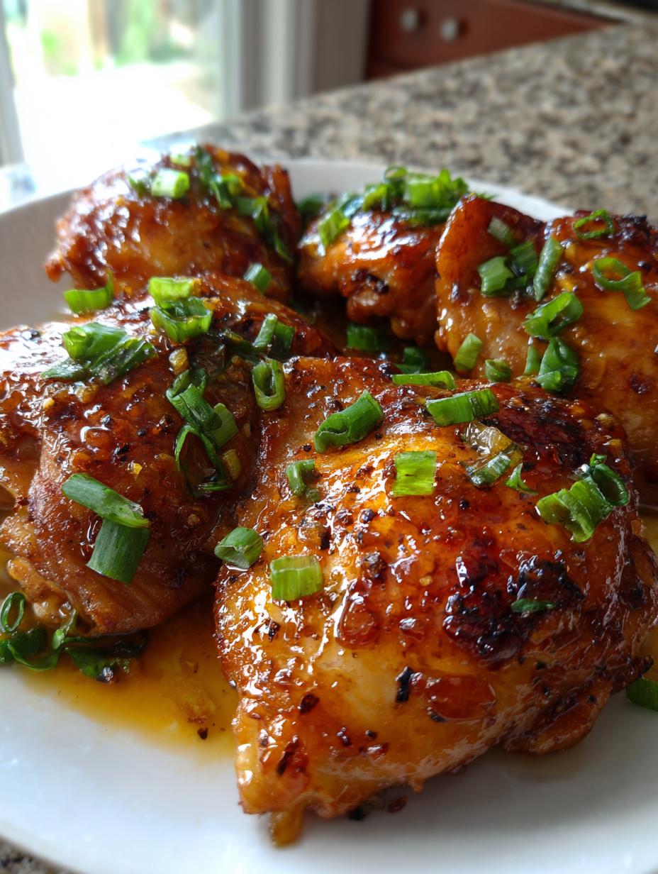 crock pot honey garlic chicken thighs crockpot